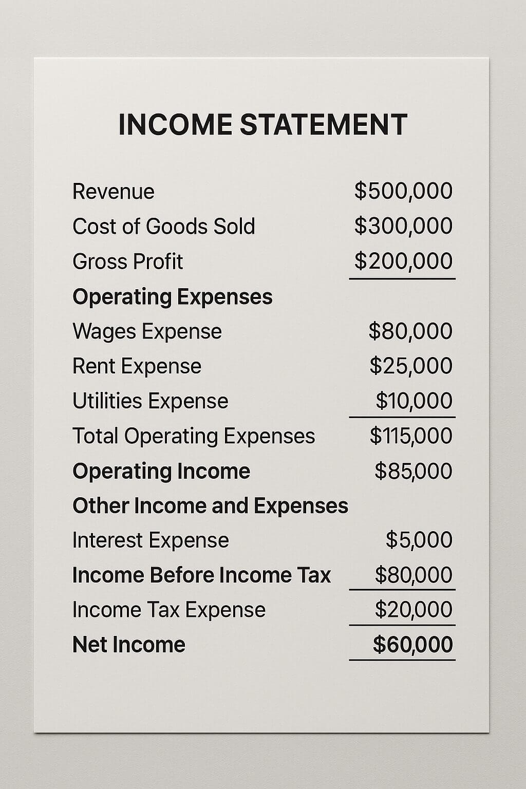 A Guide to Excel Accounting and Bookkeeping What is an income statement?
