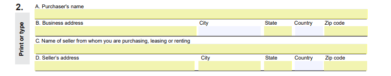 How to Fill Out the Streamlined Sales Tax Certificate of Exemption: A Complete Guide Step 2: Purchaser and Seller Information