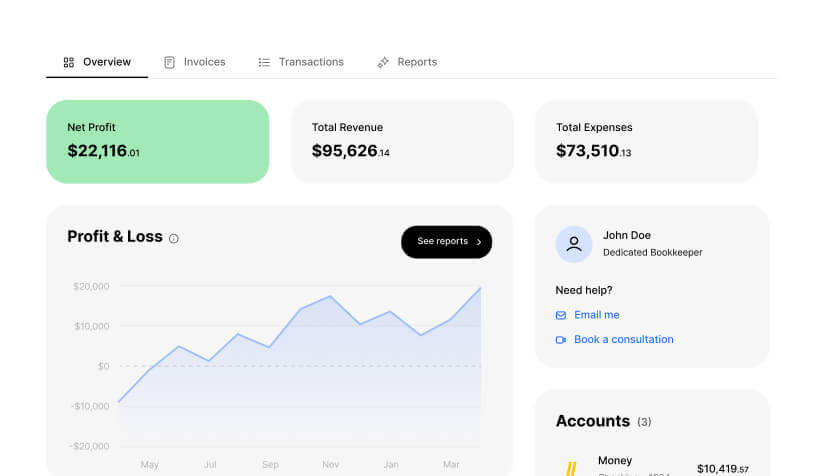 Bench bookkeeping alternative Bench bookkeeping alternative