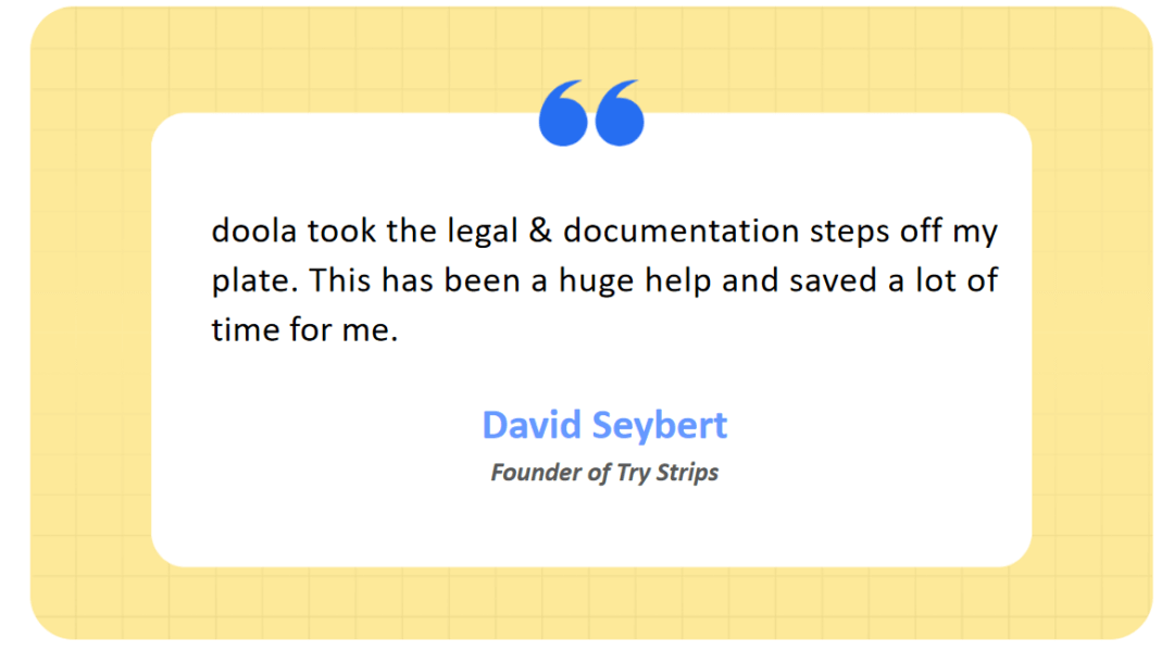 How David Seybert Built Strips With doola: A Global Founder’s Success Story With his sights set on the US market, David chose to launch Strips the smart way. He teamed up with doola to handle the essentials: forming his US LLC, securing his EIN, and appointing a registered agent.