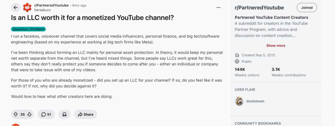 LLC for YouTube Channel: When Creators Should Form One and How to Set It Up